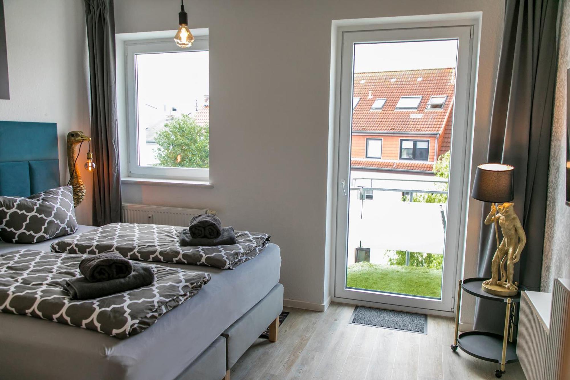 City Apartment "Hans Seat" Rostock Mit Rooftop-Terrasse Экстерьер фото